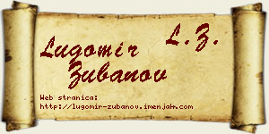 Lugomir Zubanov vizit kartica